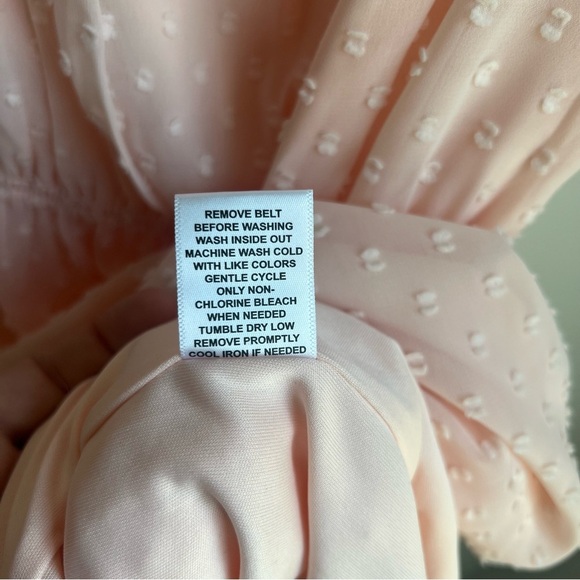 Elle Blush Polka Dot Dress - Size 6 - Picture 4 of 9